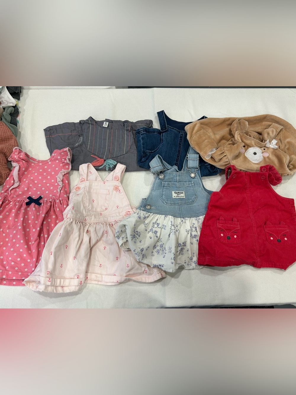 7 baby girl dress bundle